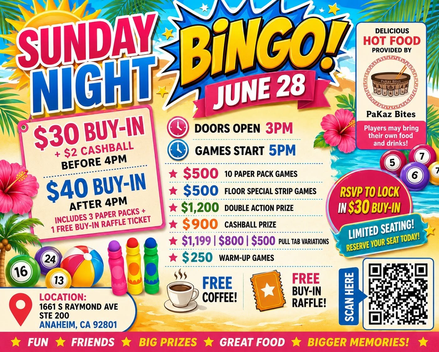 June Bingo Night