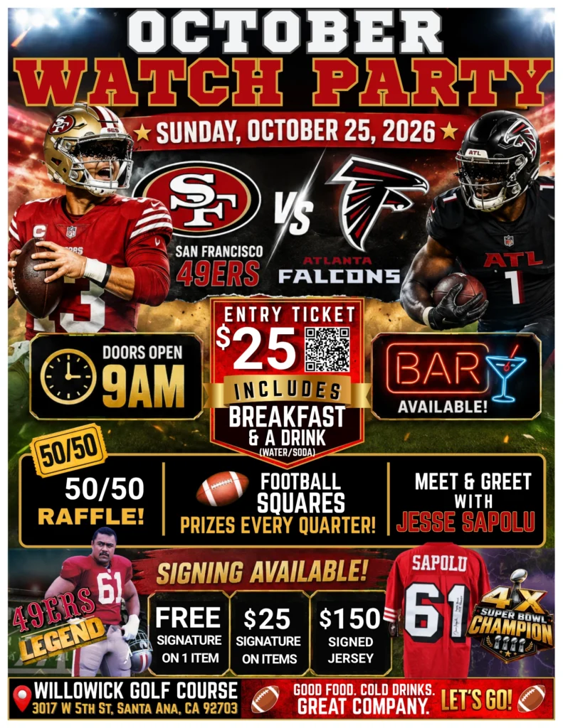 49ers Watch Party Orange County